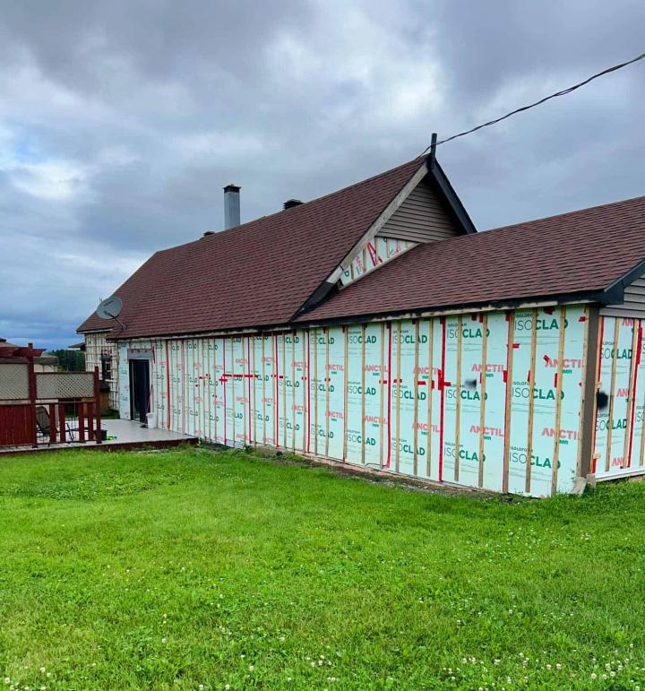Tous travaux d’agrandissement de maison